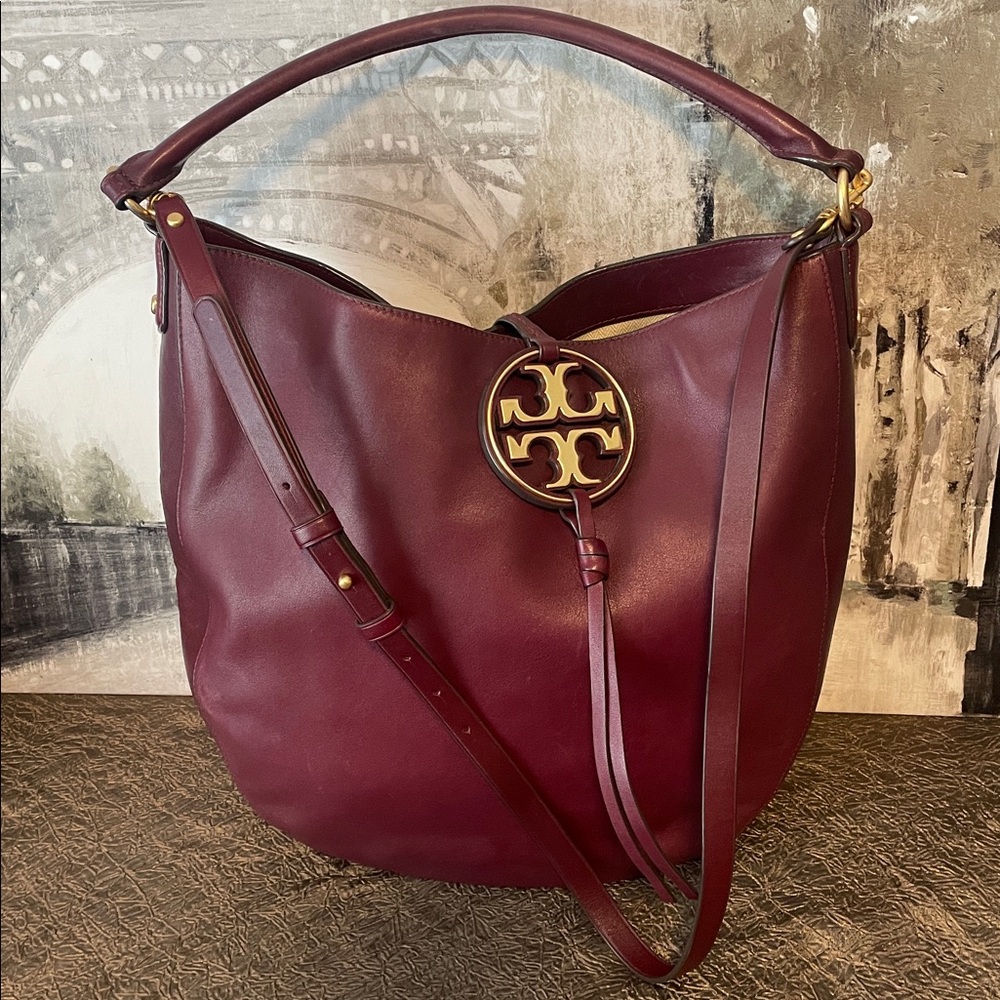 ❤️🤍💙Tory Burch Miller Hobo Shoulder Bag - Picture 5 of 16